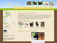 Tablet Screenshot of guineapigrehome.org.uk